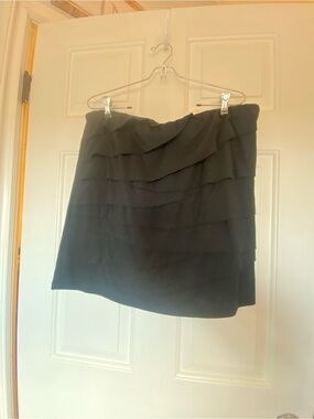 Torrid Black Tiered Top